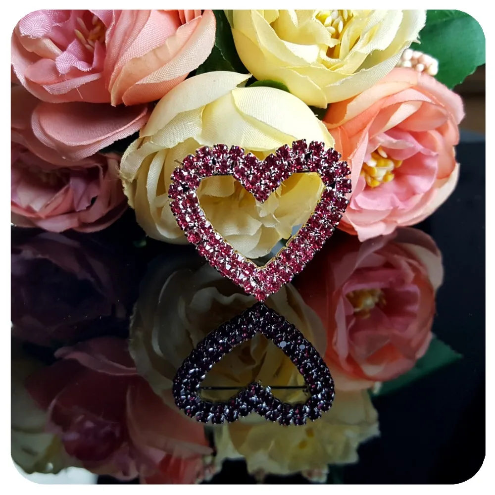 Брошь в виде РОЗОВОГО СЕРДЦА с изображением Мэри Кей|heart brooch|brooch pinsmary kay |