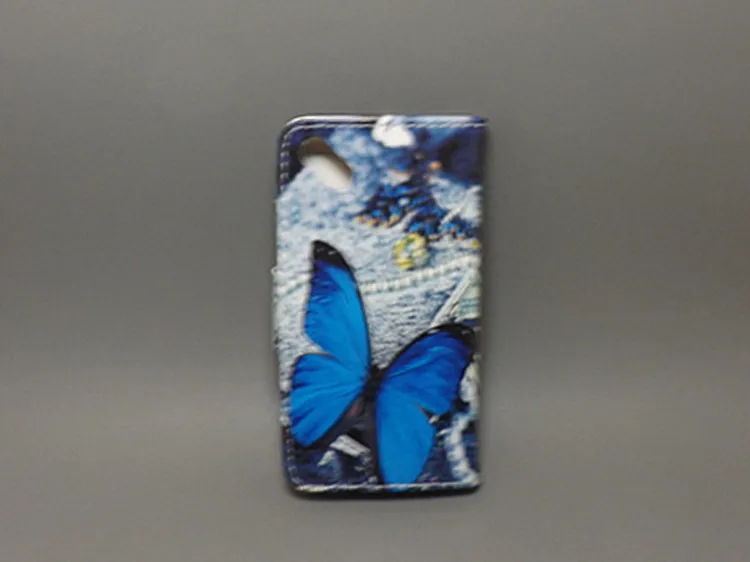 Новый дизайнерский чехол книжка с бабочкой и цветочным флагом Для Micromax Bolt D303