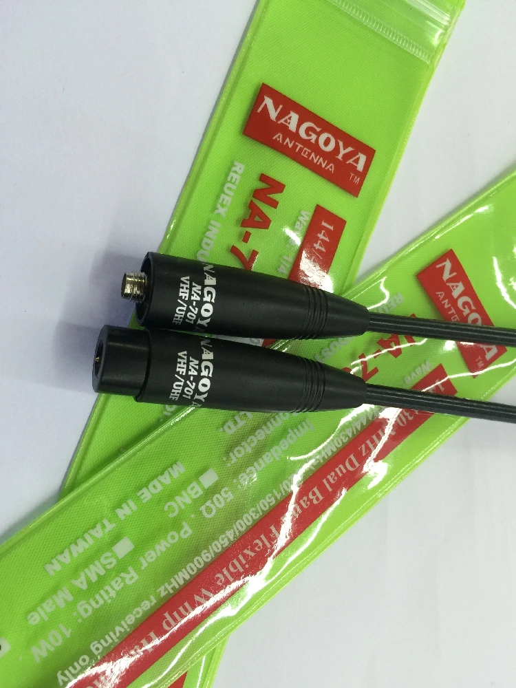 2 шт., NAGOYA NA-701 женский двухдиапазонная антенна для UV-5R UV-82 uv9R HYT Baofeng PX-777 PX-888 TG-UV2 иди и болтай Walkie Talkie