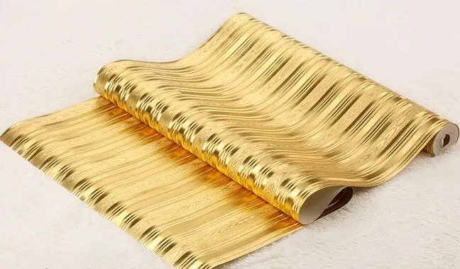 

beibehang Золотые металлообои