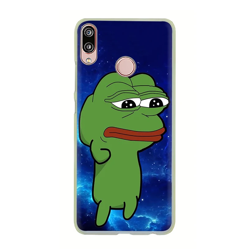 H4 Жесткий чехол для телефона The frog meme memes для huawei Honor 6A 6C 7A Pro 7C 7X 8C 8X8 9 10 Lite Play - Цвет: H4