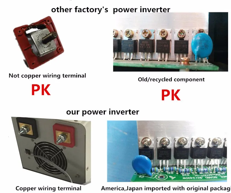 2016 Солнечная ветровая Система DC 48V to AC220V 5000W LCD немодулированный синусоидальный