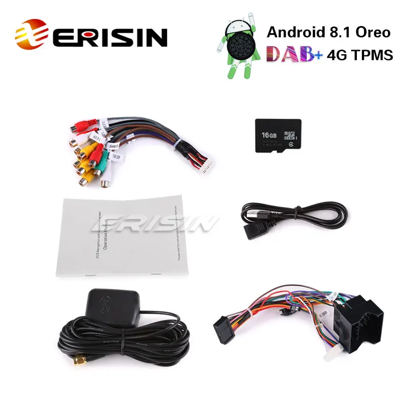 Erisin ES3631FB 7 &quotDAB + Радио Android 8 1 автомобильный стерео gps OBD для Ford транзитный переход