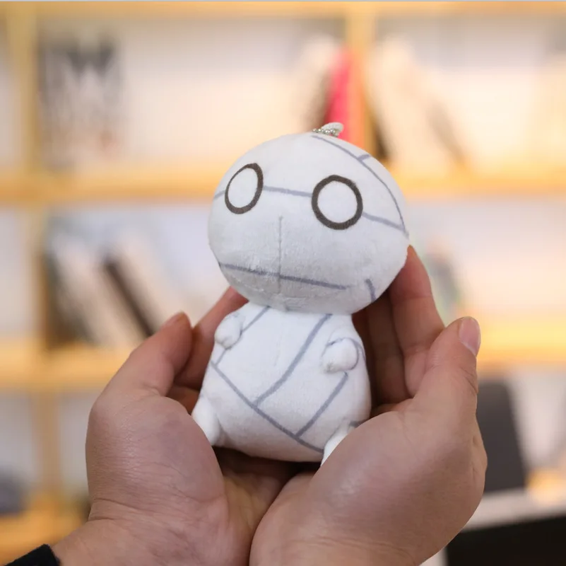 12 см Kawaii большие глаза мини Мумия плюшевый брелок игрушка как держать Новый Аниме