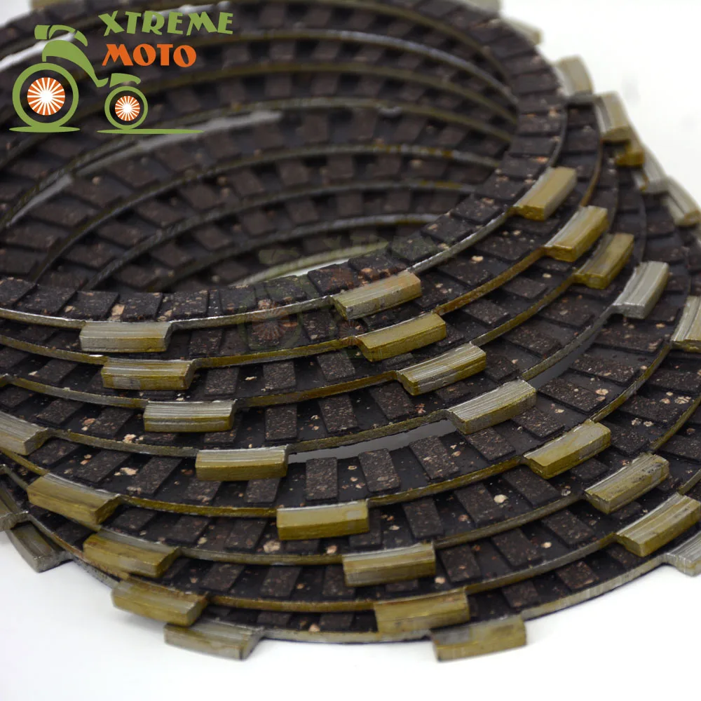 

Motorcycle Clutch Disc Friction Plates Set 7pcs for SUZUKI GSR400 GSR400A GSR600 2006 2007 2008 2009