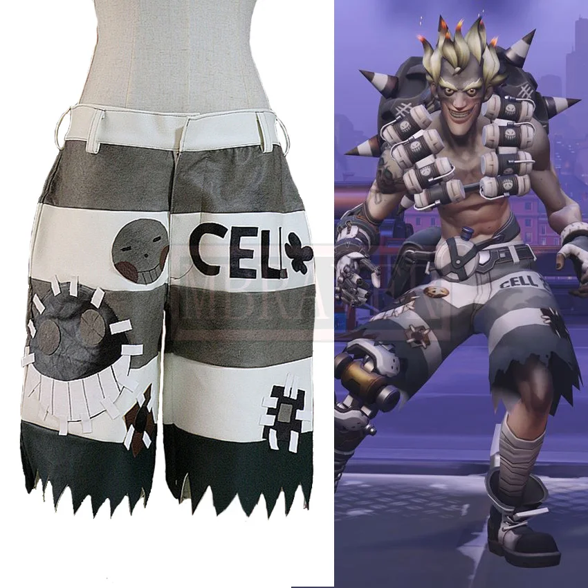 OW JunkRat Jamison Fawkes Косплей Костюм на заказ Бесплатная доставка|Игровые костюмы| |