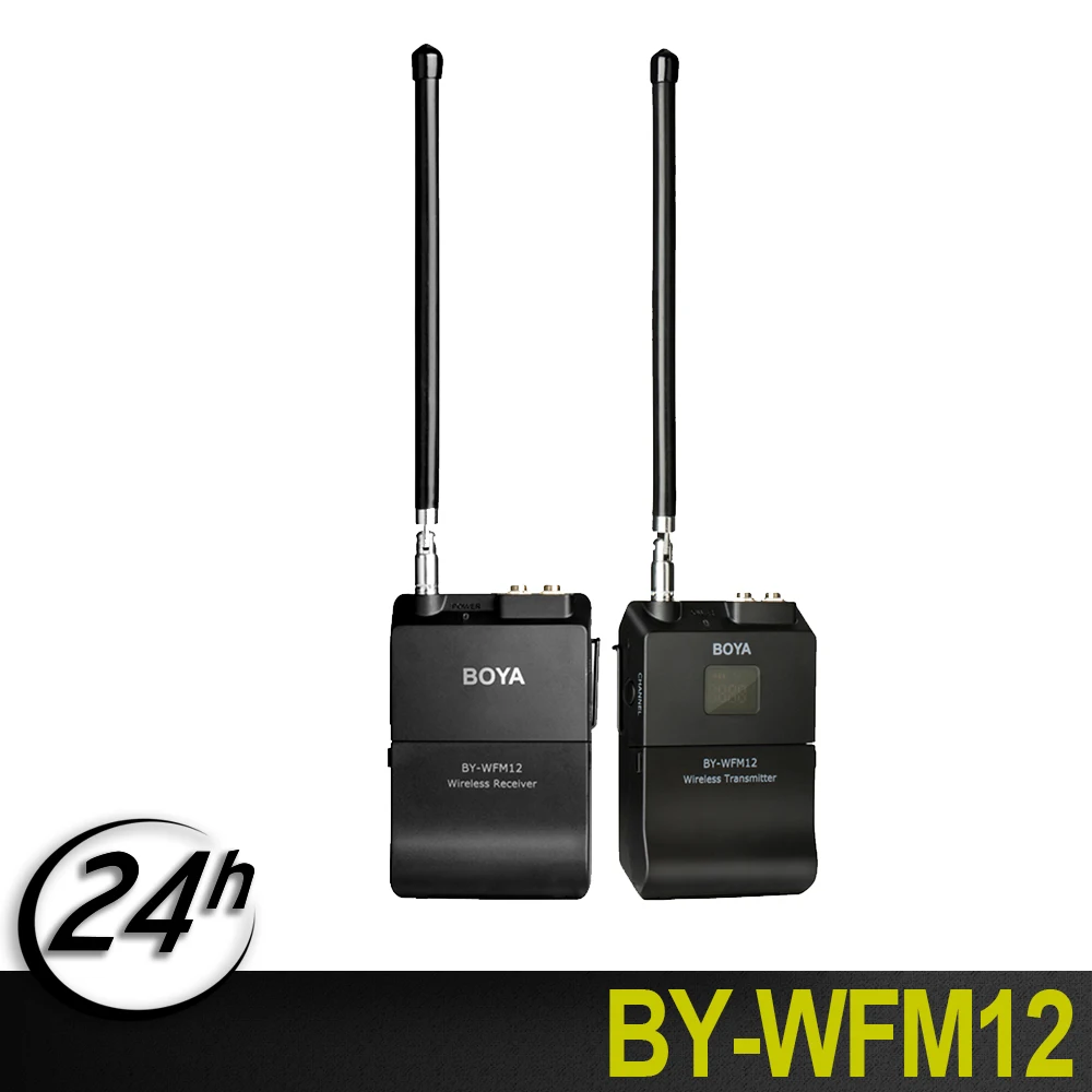 Беспроводная микрофонная система BOYA BY WFM12 VHF для смартфонов на базе IOS и Android