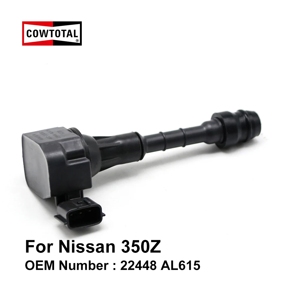 Cowtote Катушка зажигания для Nissan 350Z Код двигателя VQ35DE 3.5L OEM 22448 AL615 (упаковка из