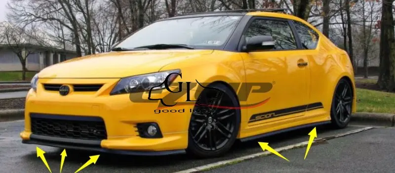 Для TOYOTA Etios 2010 ~ рабочий бампер губа/передний спойлер для автомобильных фанатов