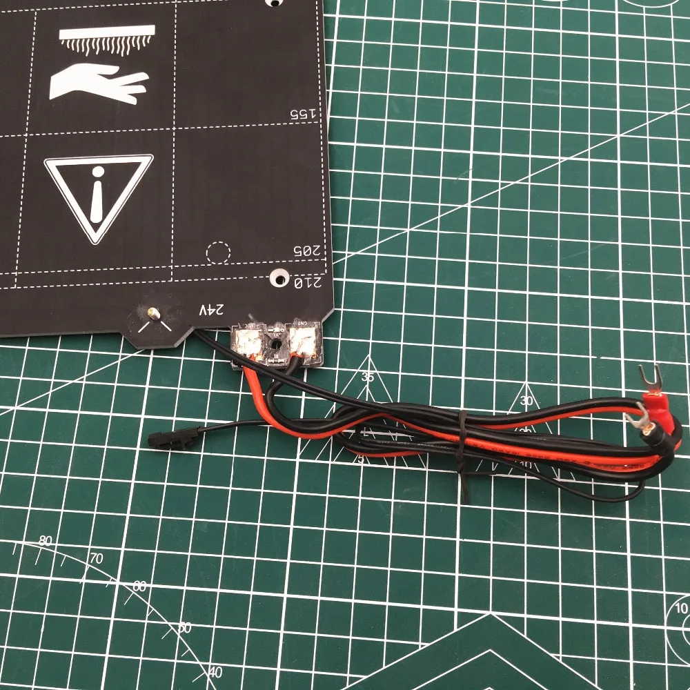 24 В MK3 Магнитная нагревательная кровать MK52 PCB 3 мм толщина для DIY Prusa MK3 3d Принтер Горячая кровать с кабелем