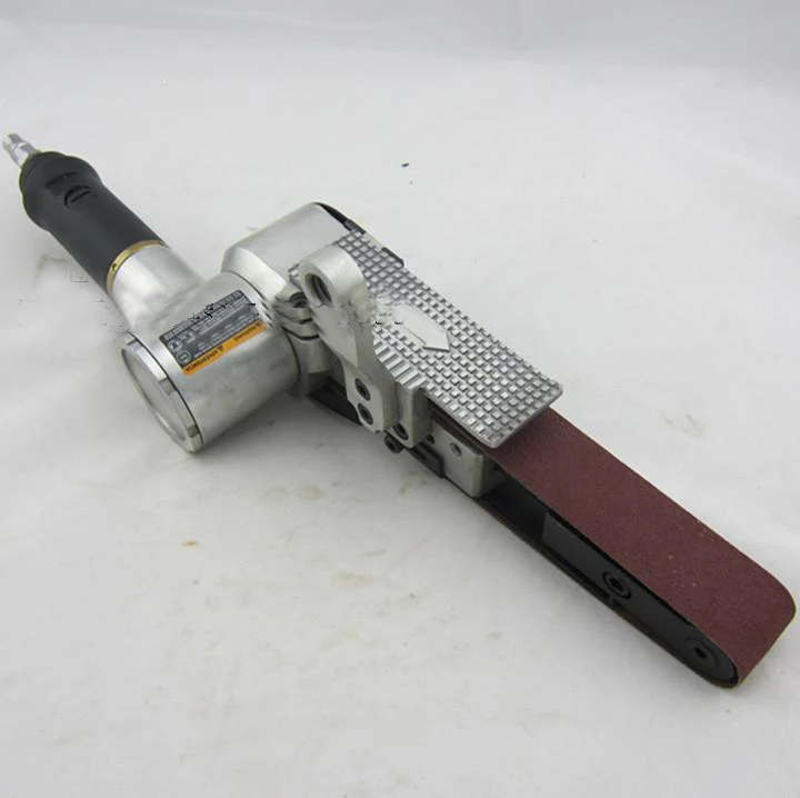 Пневматический ленточный станок с двойной ручкой 30 мм воздушный шлифовальный