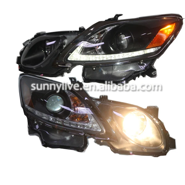 Для Lexus GS300 GS350 GS430 GS450 светодиодный фары с объективом проектора 2006-2011 SN | Автомобили