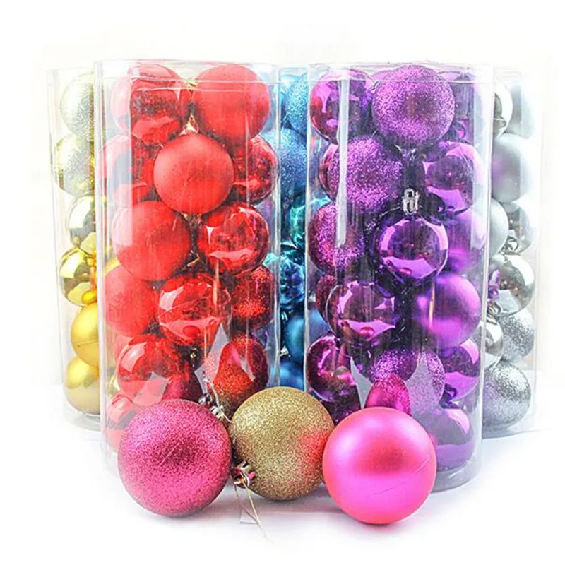 Рождественский шар для украшения 6 см/4 см пластиковый орнамент Подарочная