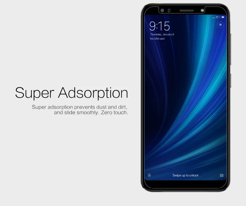 2 шт. Защитная пленка NILLKIN для Xiaomi Mi 6X A2 Антибликовая матовая суперпрозрачная