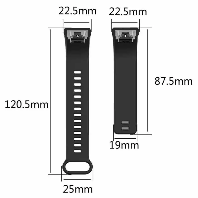 Ремешок силиконовый сменный для смарт часов Amazfit Cor Midong Band A1702 5