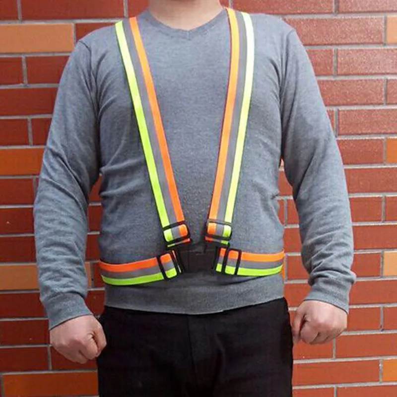 1PCS Model V Reflective Safety Vest Tapes Is Suitable For Road Traffic Police Sanitation Workers Warning Props Supplies | Автомобили и