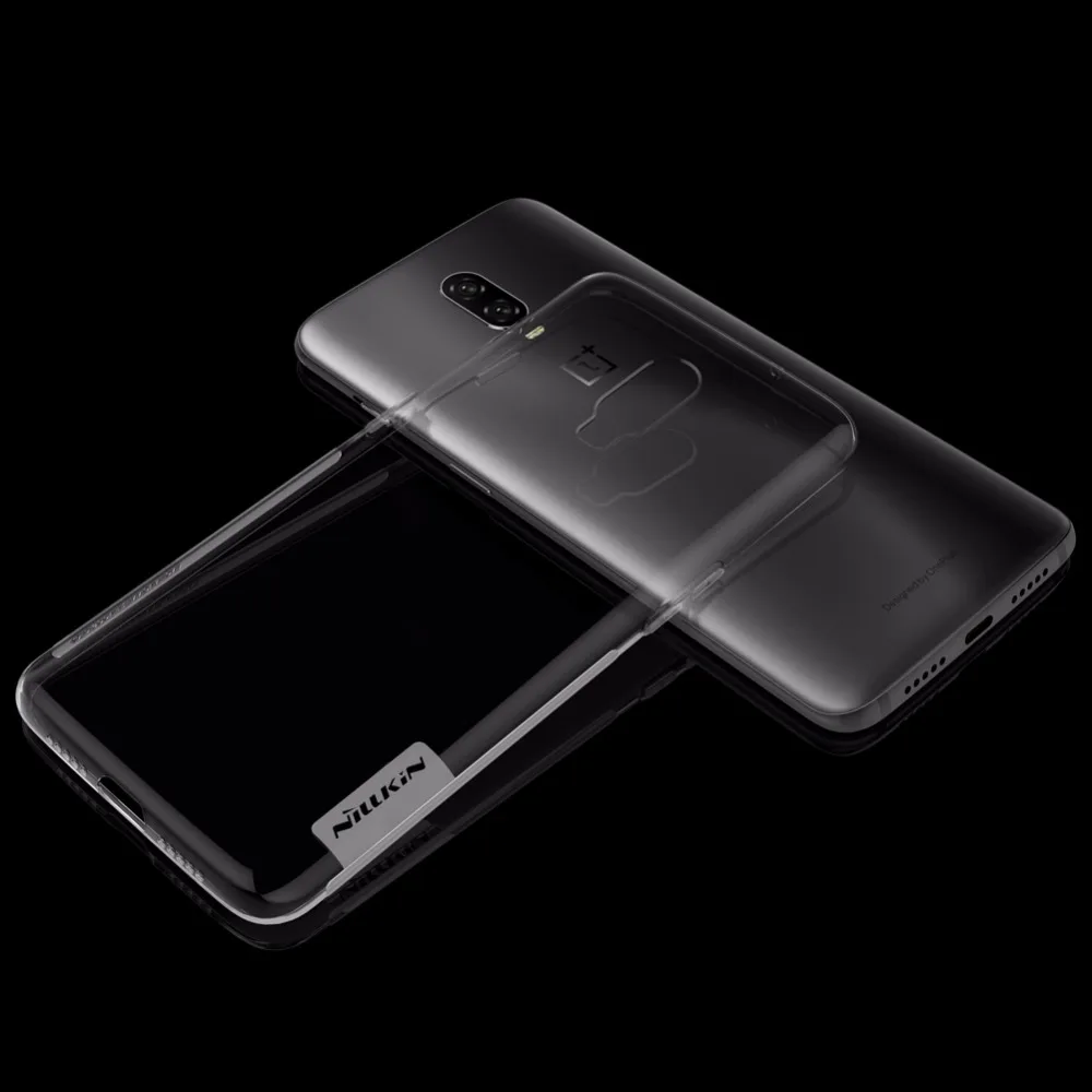 Чехол для oneplus 6T One plus 6T NILLKIN Nature прозрачный мягкий, роскошный, из ТПУ на заднюю панель для oneplus 6T