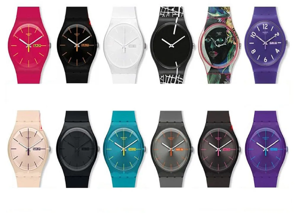 Резиновый силиконовый ремешок для наручных часов Swatch 16 мм 17 мм 19 мм 20 мм аксессуары для наручных часов