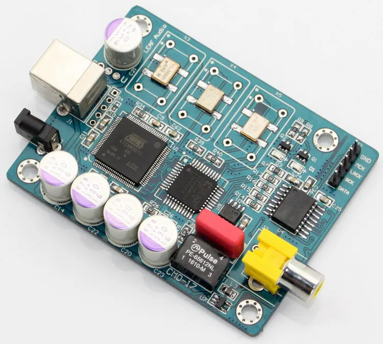 Новый Amanero USB цифровой интерфейс IIS ATSAM3U1C + XC2C64A WM8805 коаксиальный ies DSD выход