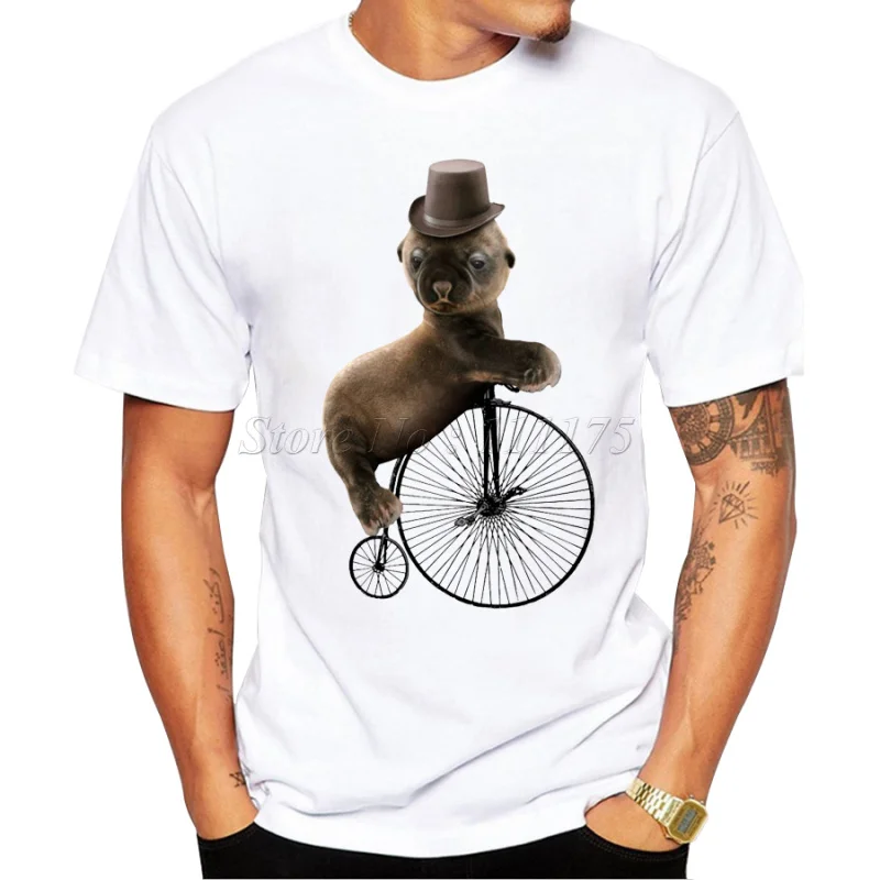 Новое поступление 2019 забавная Дизайнерская мужская футболка с принтом печати