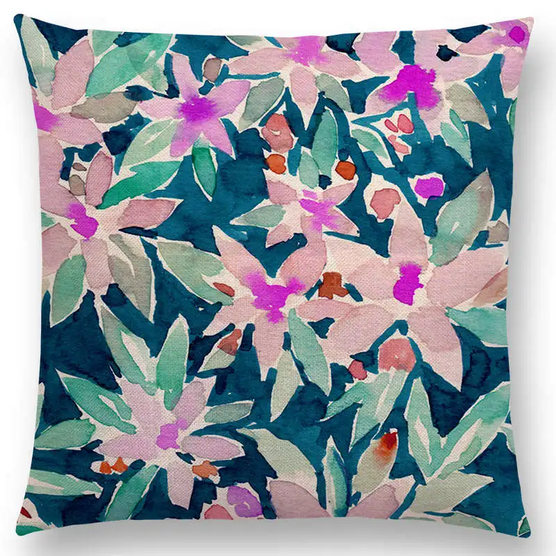 Горячая продажа красивые цветы Акварельная живопись Цветущий Цветочный Сад