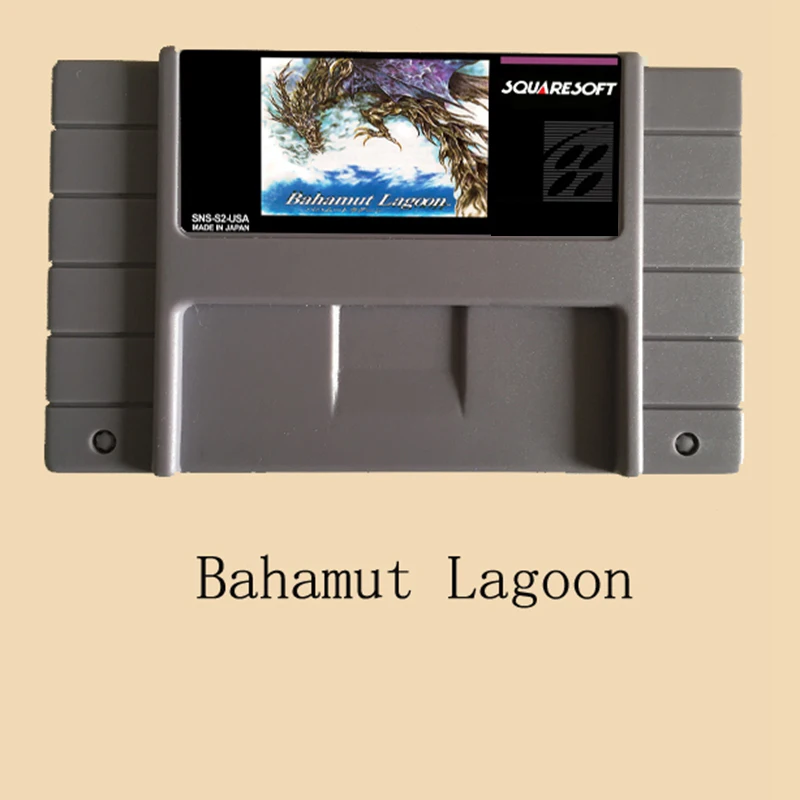 Bahamut Laguna 16 bit Big Gray карточки для Супер игры игровой приставки NTSC/PAL|16 bit|16 game cardbit card |