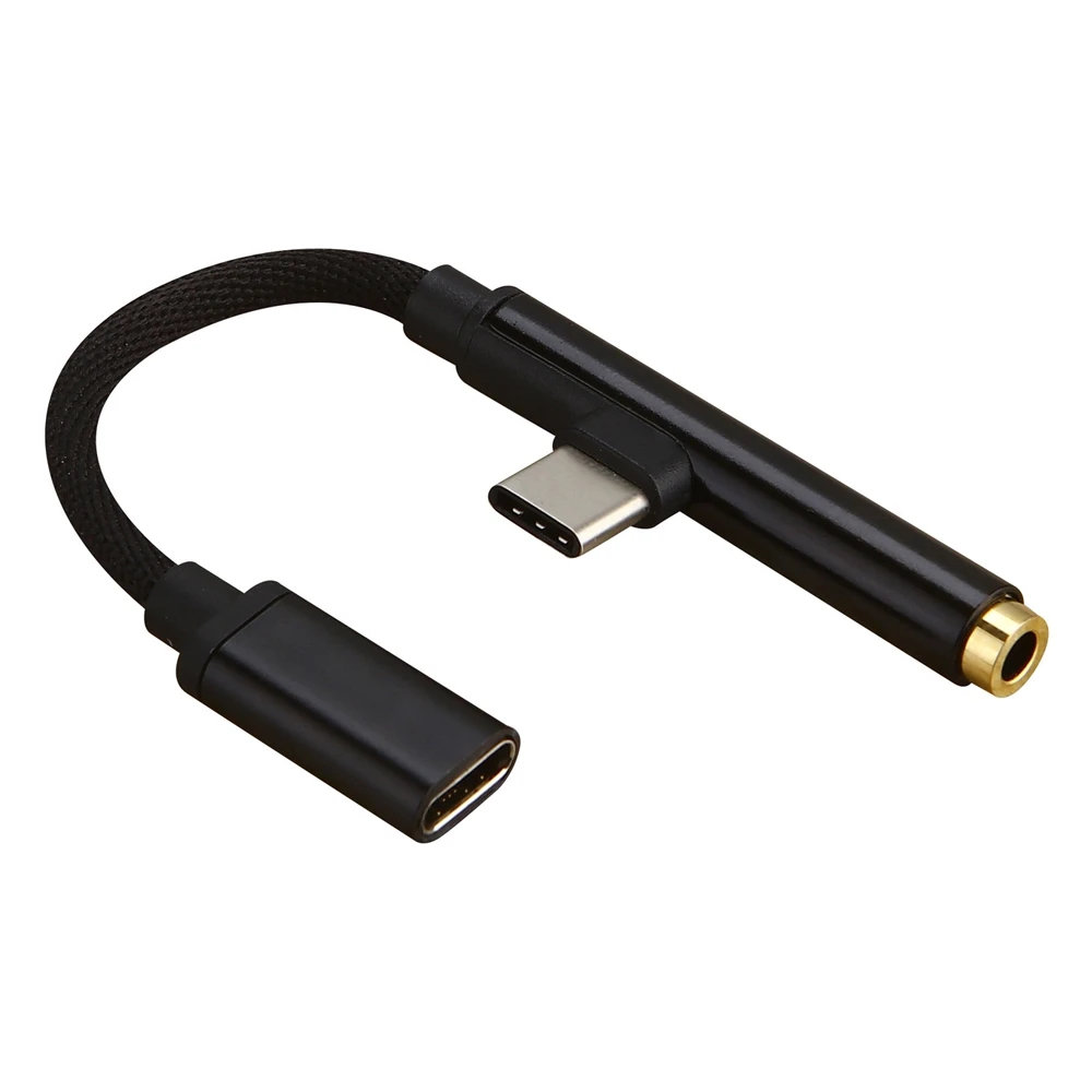 2 в 1 90 градусов USB 3 Тип C к 5 мм разъем аудио Aux кабель для наушников зарядный
