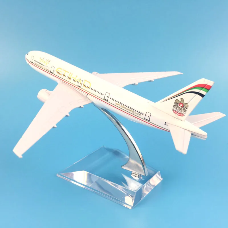 AIRLINER 16 см ETIHAD Боинг 747 модель самолета из металлического сплава Игрушечная