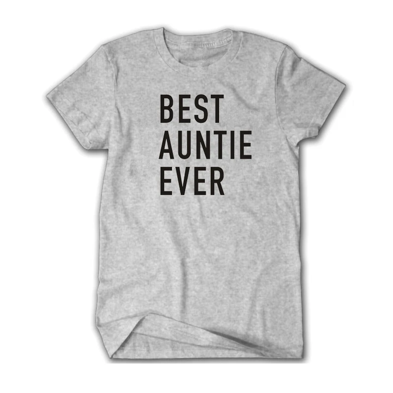 Showtly Auntie Best aotie Ever женская футболка love my Тетя подарок Повседневная хлопковая с