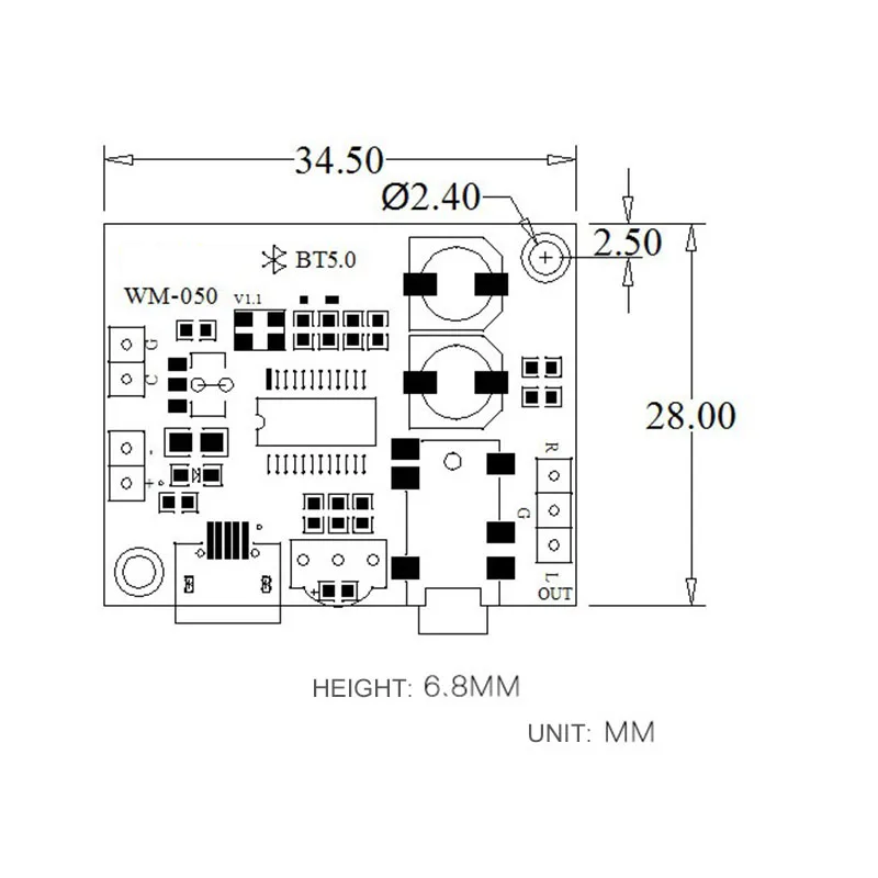 MP3 Bluetooth декодер 5 В плата без потерь APE FLAC 3 мм аудио Плата модифицированный 0