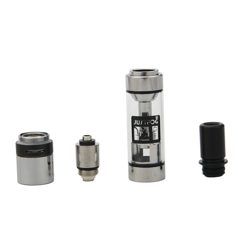 Оригинальный Justfog Q14 Танк Clearomizer термостойкия стеклом 1 8 мл с 1.6ohm катушки голову