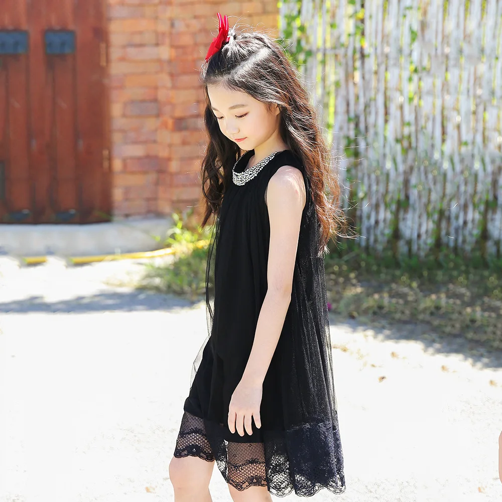 little girl dresses summer 2018 teenage girls clothing big dressses kids dress size 4 5 6 7 8 9 10 11 12 13 14 15 years | Детская одежда