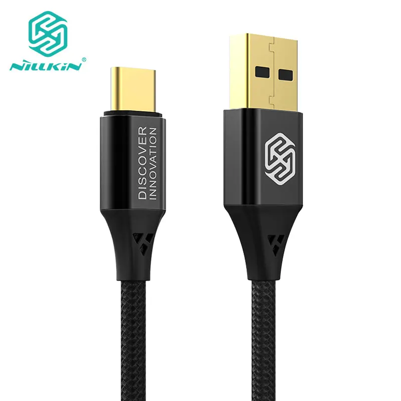 NILLKIN type-C Usb кабель 5A/40 Вт Быстрый нейлоновый кабель type C для huawei OPPO для samsung S10/S10 Plus/S10e/S9 для Xiaomi mi 8 mi 9 SE