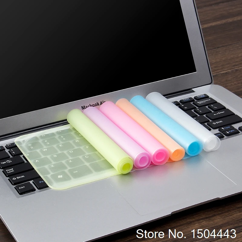 100 шт./лот оптовая продажа силиконовый чехол для клавиатуры Apple Macbook Dell Inspiron Hp Pavilion
