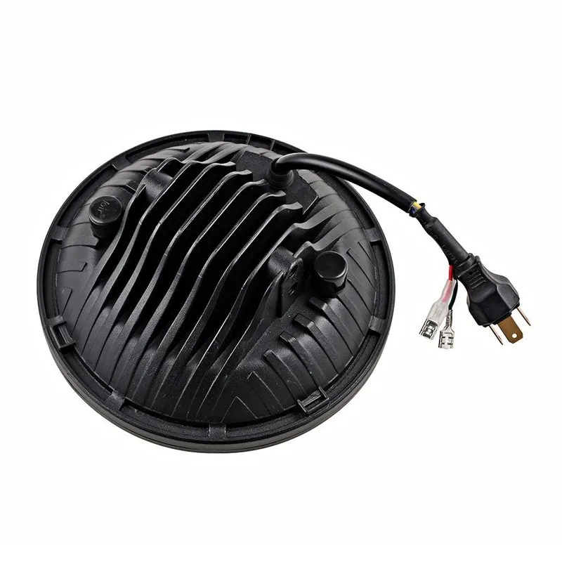 7 "круглый 105 Вт светодиодный фары для автомобиля W/Dual Low дальнего света и белый
