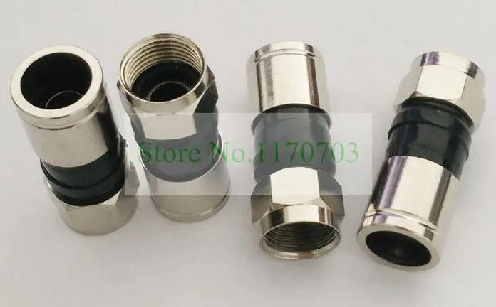 200 шт. Универсальный водонепроницаемый соединитель Rg6 с защелкой и уплотнением