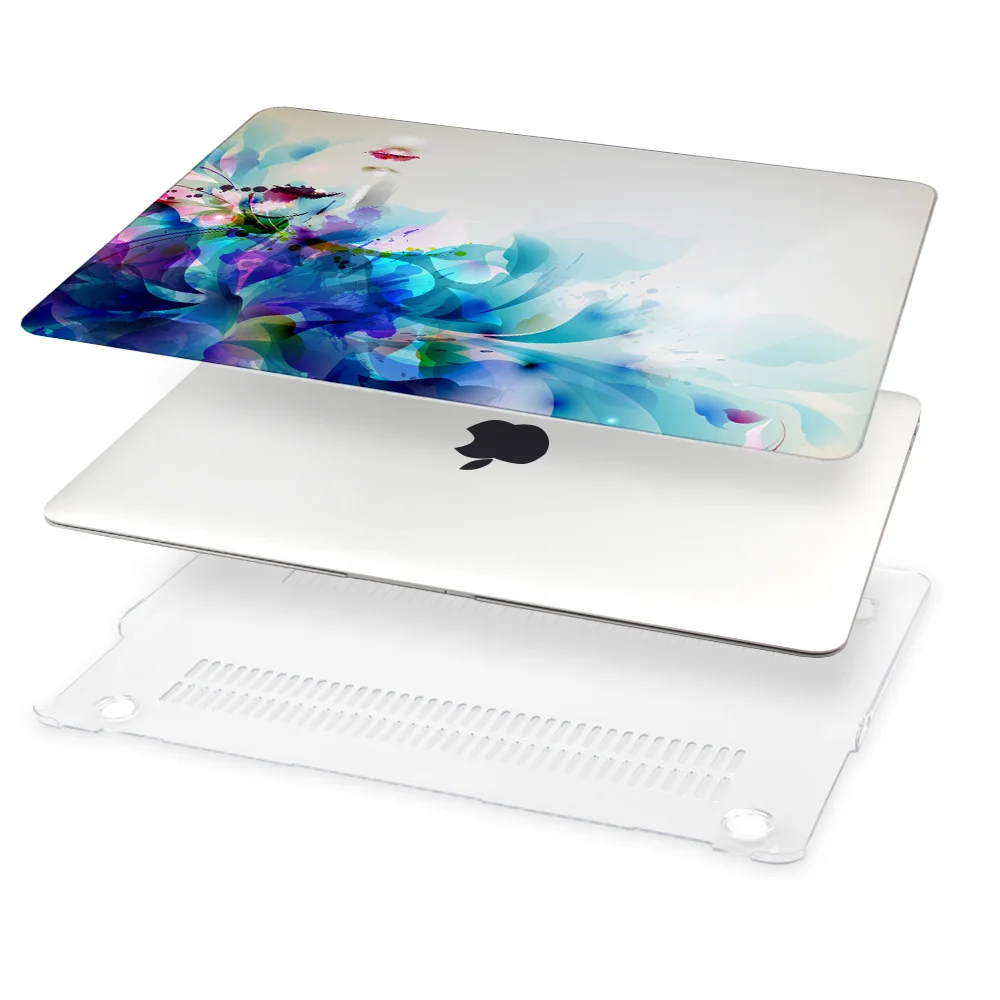 Жесткий чехол для Apple MacBook Air Pro retina 13 15 с/без сенсорной панели A1706 A1707 A1990 A1989