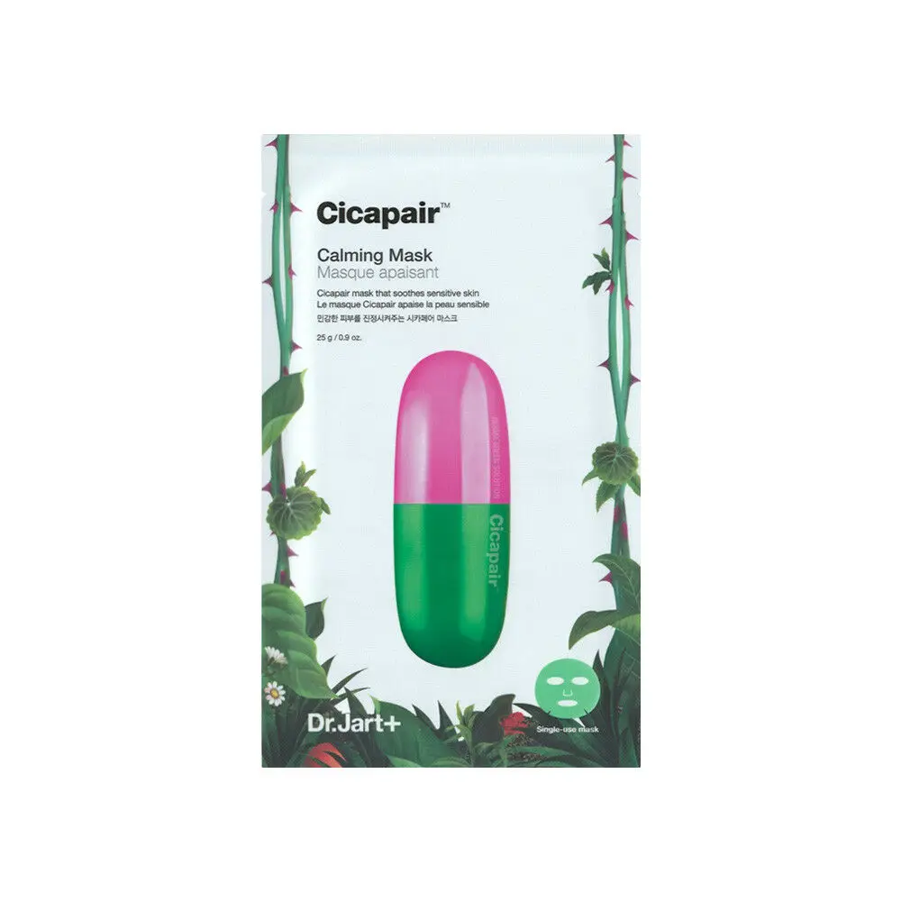 Cicapair Calming Dr. Jart маска для лица, увлажняющая отбеливающая маска для ухода за лицом, JM раствор, маска для лечения акне, отшелушивающая корейская косметика, 1 шт - Цвет: Cicapair Calming