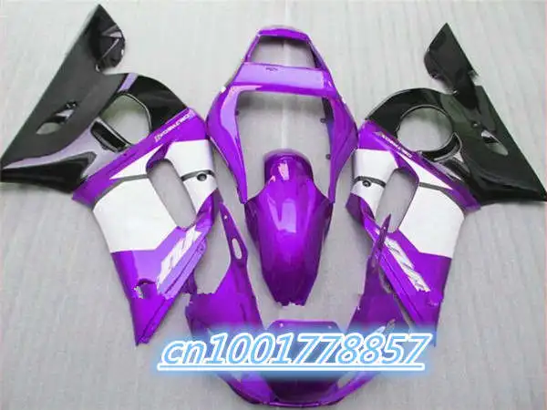 Высокое качество обтекатель комплект для 1998 1999 2000 2001 2002 YZF R6 1998-2002 ABS фиолетовый