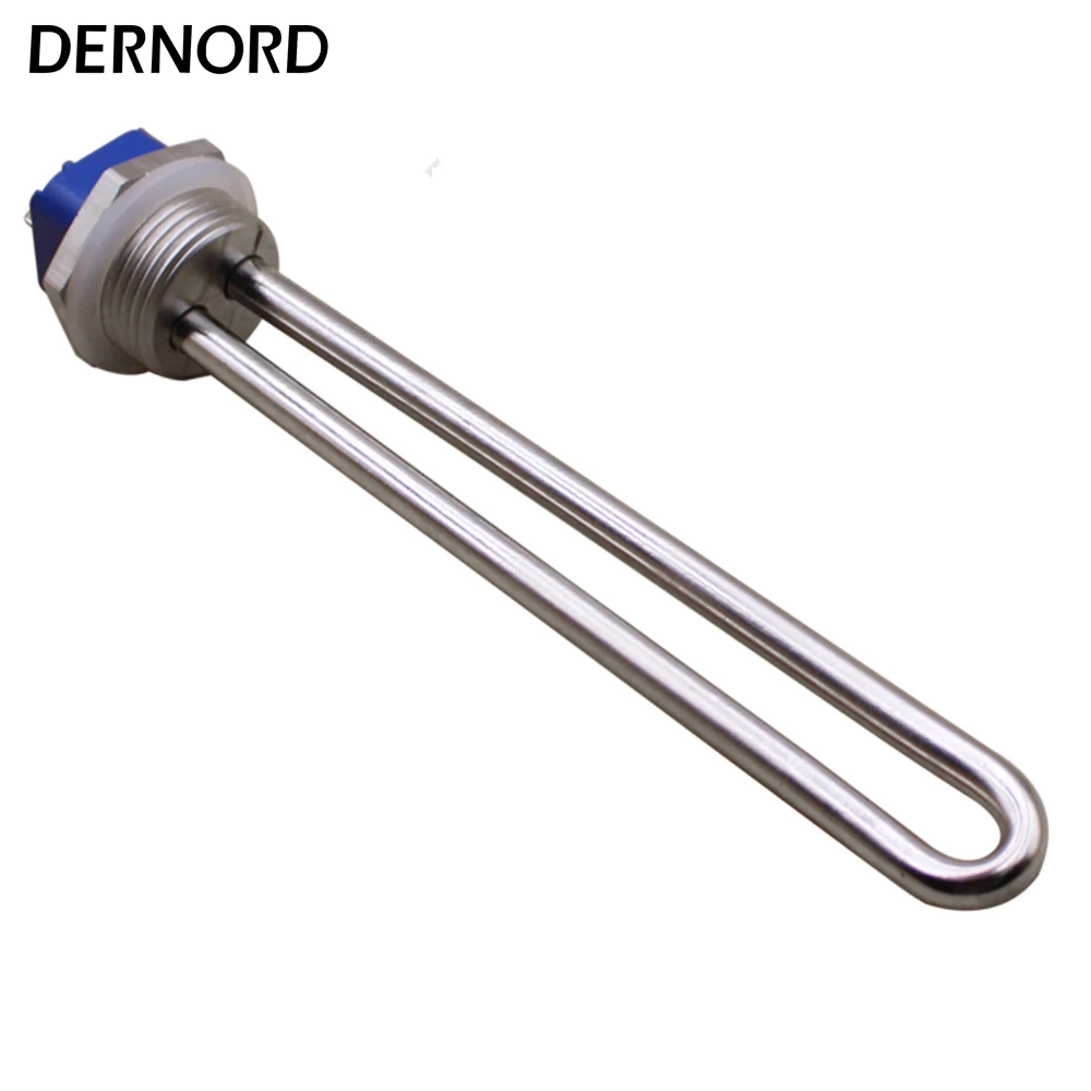 

DERNORD Immersion Water Heating Element Tubular Heater Pipe DC Heating Element 12V 150W 1''NPT Thread