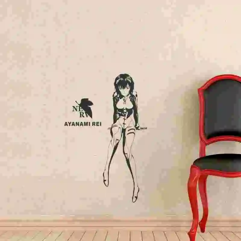 Эва стикер аниме мультфильм REI наклейка на машину виниловые наклейки стену Декор
