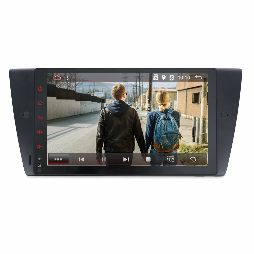 Bosion 9 дюймов Android 7.1.1 автомобиля gps навигации AUX USB полный Сенсорный экран для BMW E90 E91
