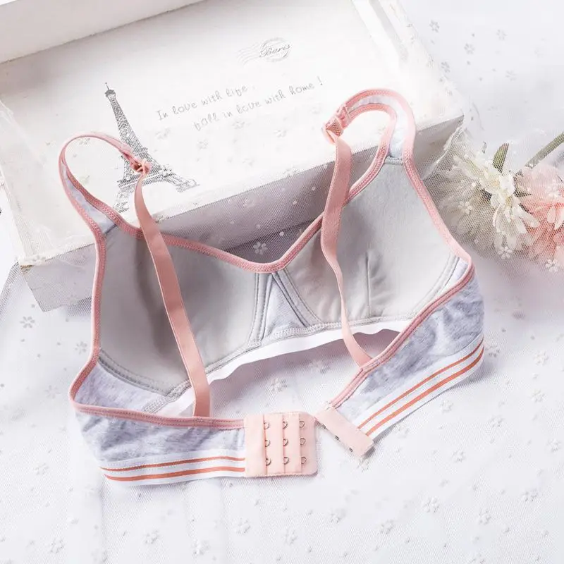 Comfortable Thin Underwear Push up Adjustable Lingerie For Teenagers Children Bralette | Женская одежда