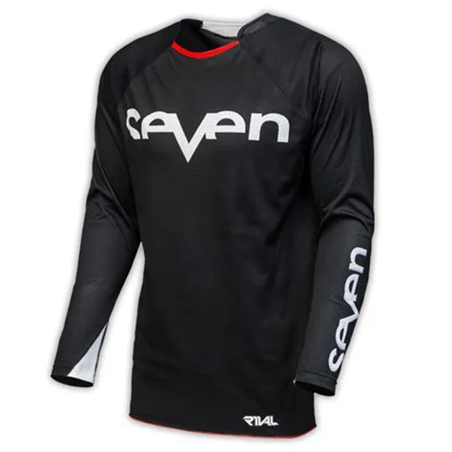 2019 новый стиль семь велосипед для даунхилла Джерси Длинные рукава Защита от пота