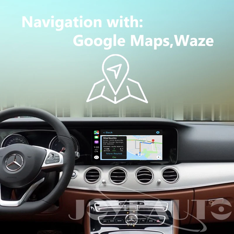 Joyeauto Aftermarket беспроводная Apple CarPlay модернизированная модель для Mercedes E Class OEM W212 15 19