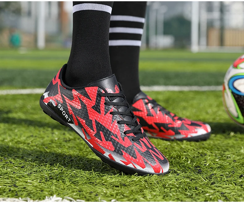 YRRFUOT Turf Indoor мужские сникерсы Дети Мальчики бутсы футбольные бутсы кроссовки оригинальные взрослые футбольные бутсы 30-44 тренировочная обувь