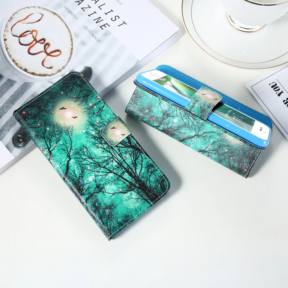 Флип-Чехлы kisscase для iphone 5 чехлы 5s SE 6 6s Plus 7 чехол с милым мультяшным котом кожаный