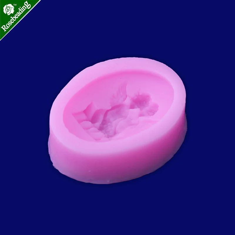 

1PC 44x36x14mm Little angel Handmade Resin Mold,silicone Silicone mould