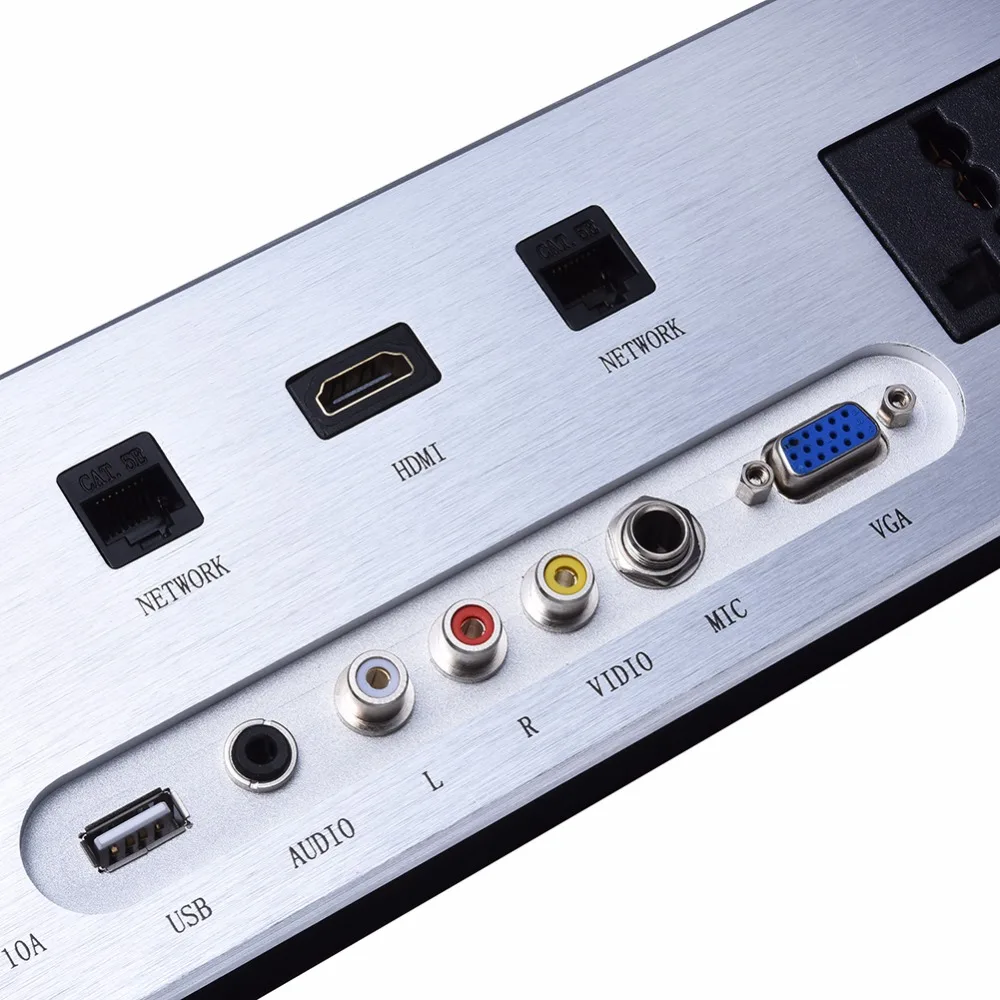 Настенная розетка HD HDMI Видео Аудио VGA Сеть RJ45 панель для выхода
