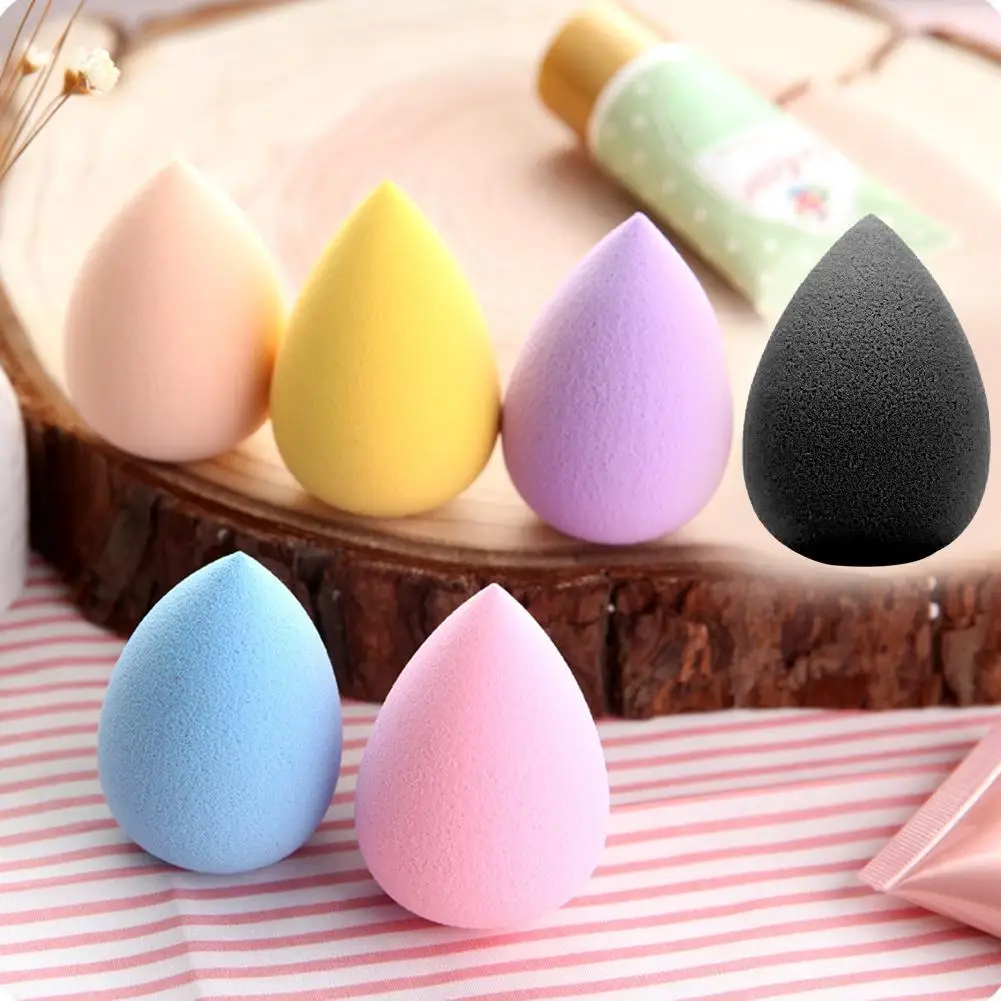 1 шт. капли воды мягкие для макияжа Губка Puff brochas maquillaje profesional pinceaux Макиллаж
